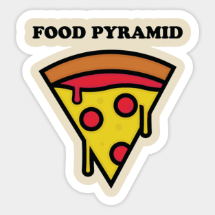 Food Pyramid Sticker